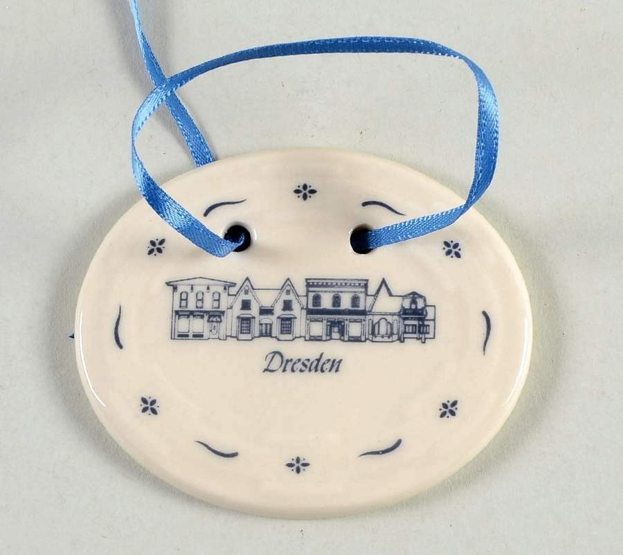 Baskets Blue Dresden Tour Basket Charm Tie-On by Longaberger-1