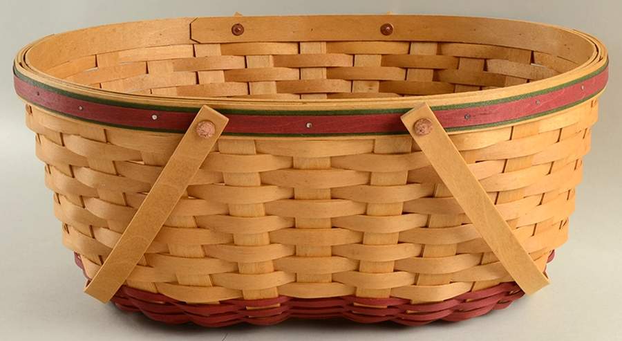 Baskets Red Greetings Basket by Longaberger-1