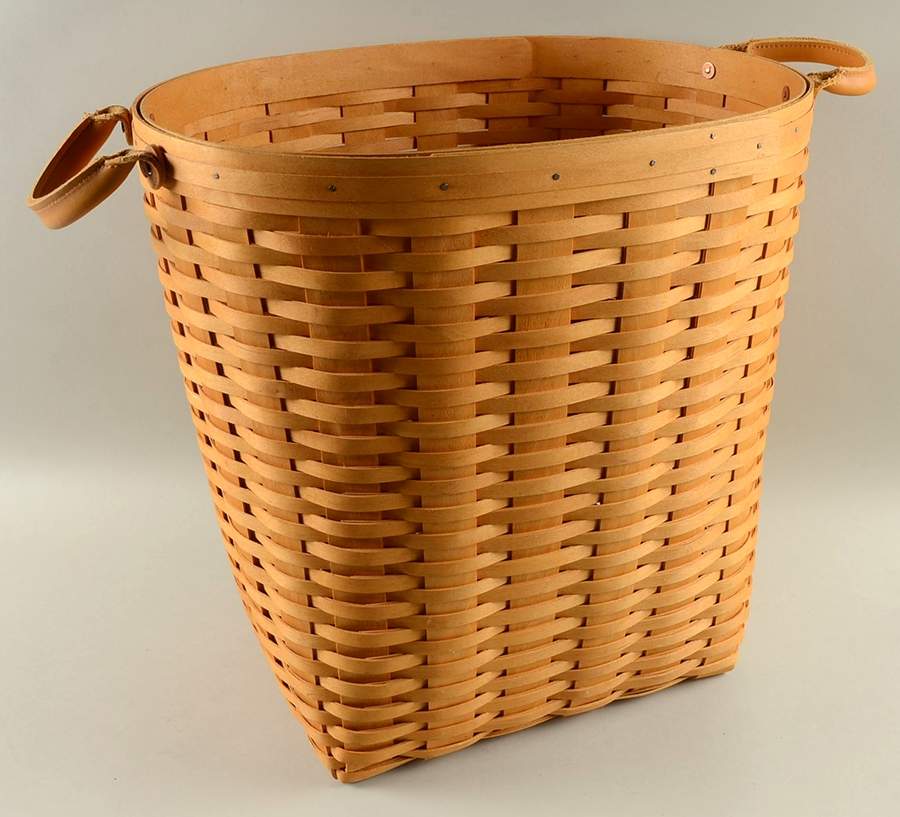 Baskets Large Oval Waste Basket by Longaberger-1