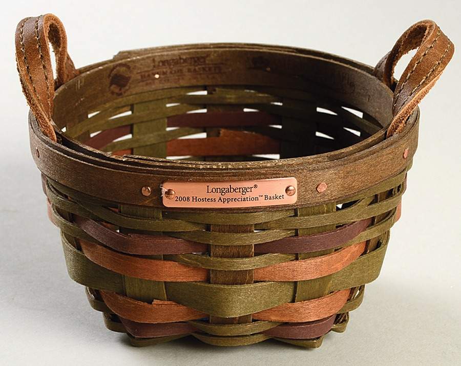 Baskets 2008 Hostess Appreciation Basket (4" American Work) by Longaberger-1