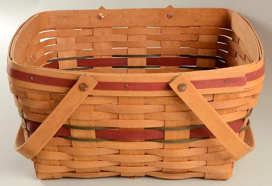 Baskets Red Homecoming Basket by Longaberger-1