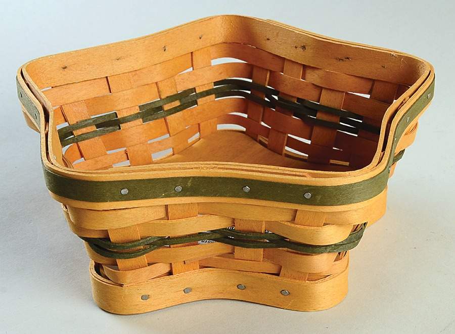 Baskets Green Little Star Basket by Longaberger-1