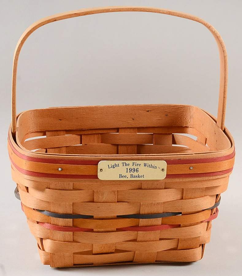 Baskets 1996 Bee "Light the Fire Within" (Large Berry) by Longaberger-1