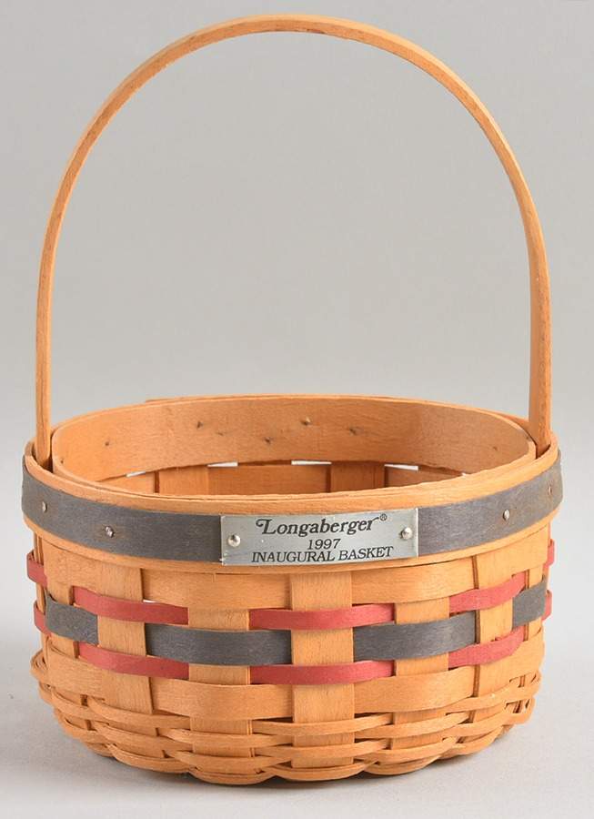 Baskets 1997 Inaugural Basket by Longaberger-1