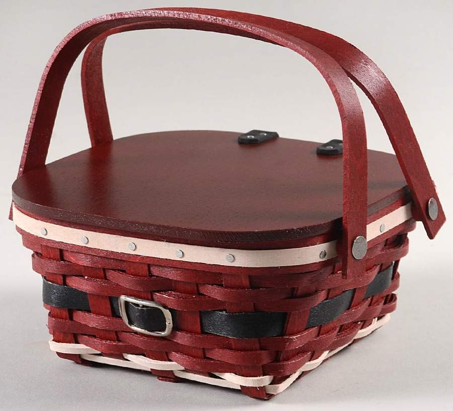 Baskets Life's a Picnic Miniature Cake & Riser Basket by Longaberger-1