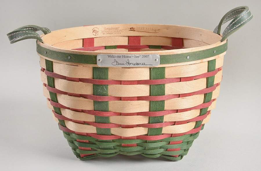 Baskets 2007 Welcome Home Bee Basket by Longaberger-1