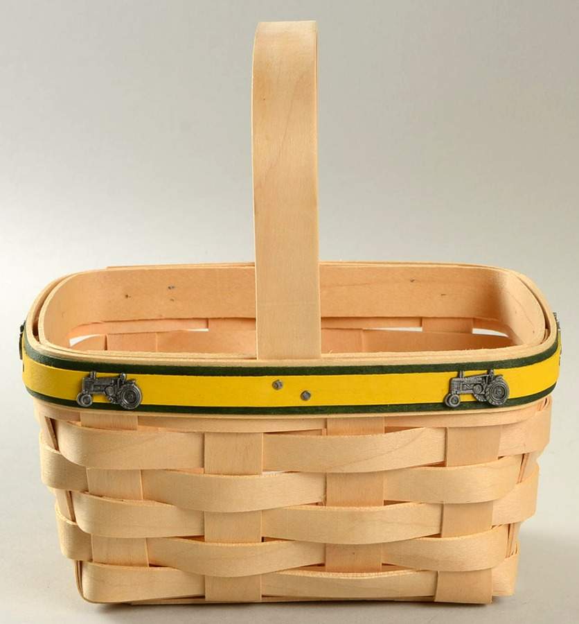 Baskets Small John Deere Basket by Longaberger-1