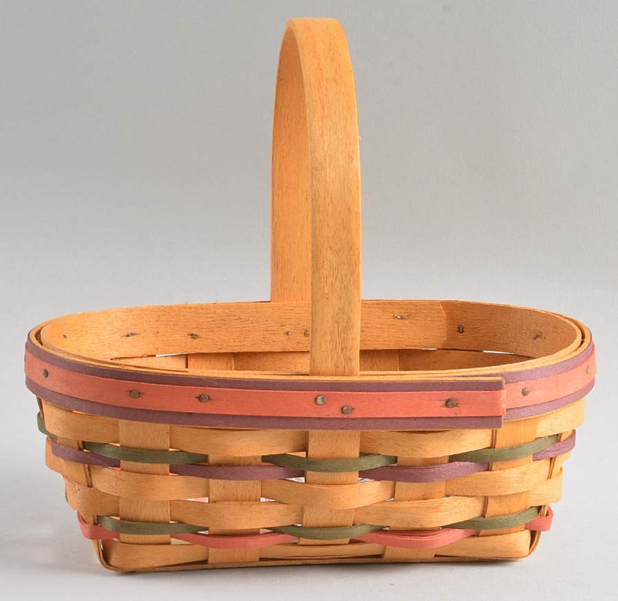 Baskets 1997 Small Easter Basket by Longaberger-1