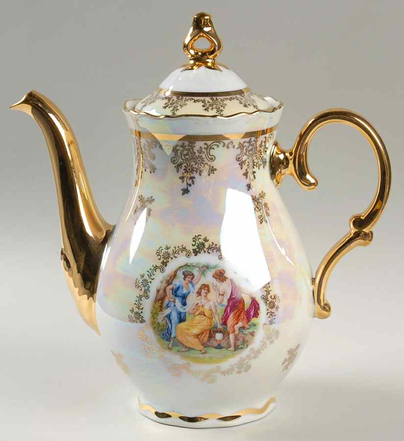 LOD1 Coffee Pot & Lid by Lofida (Czech)-1