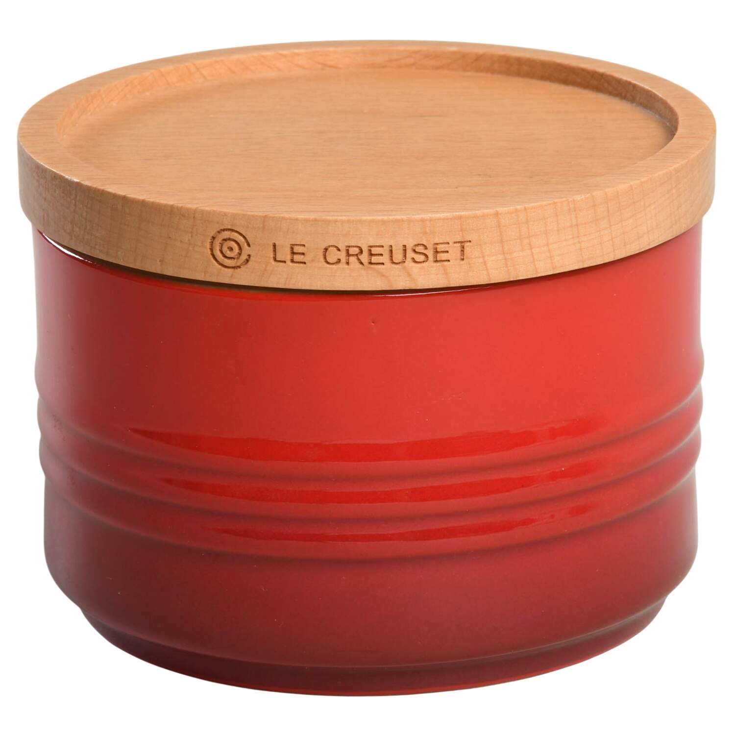 Cerise (Cherry) Small Canister & Lid by Le Creuset-1