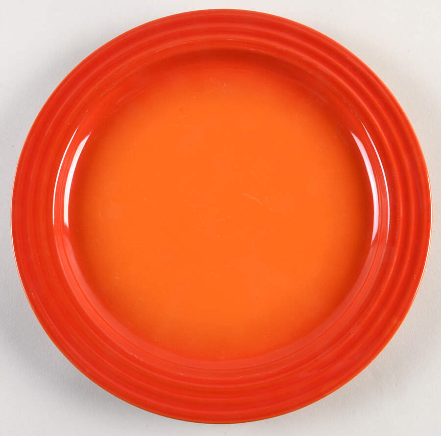 Flame (Volcanic Orange) Dinner Plate by Le Creuset-1
