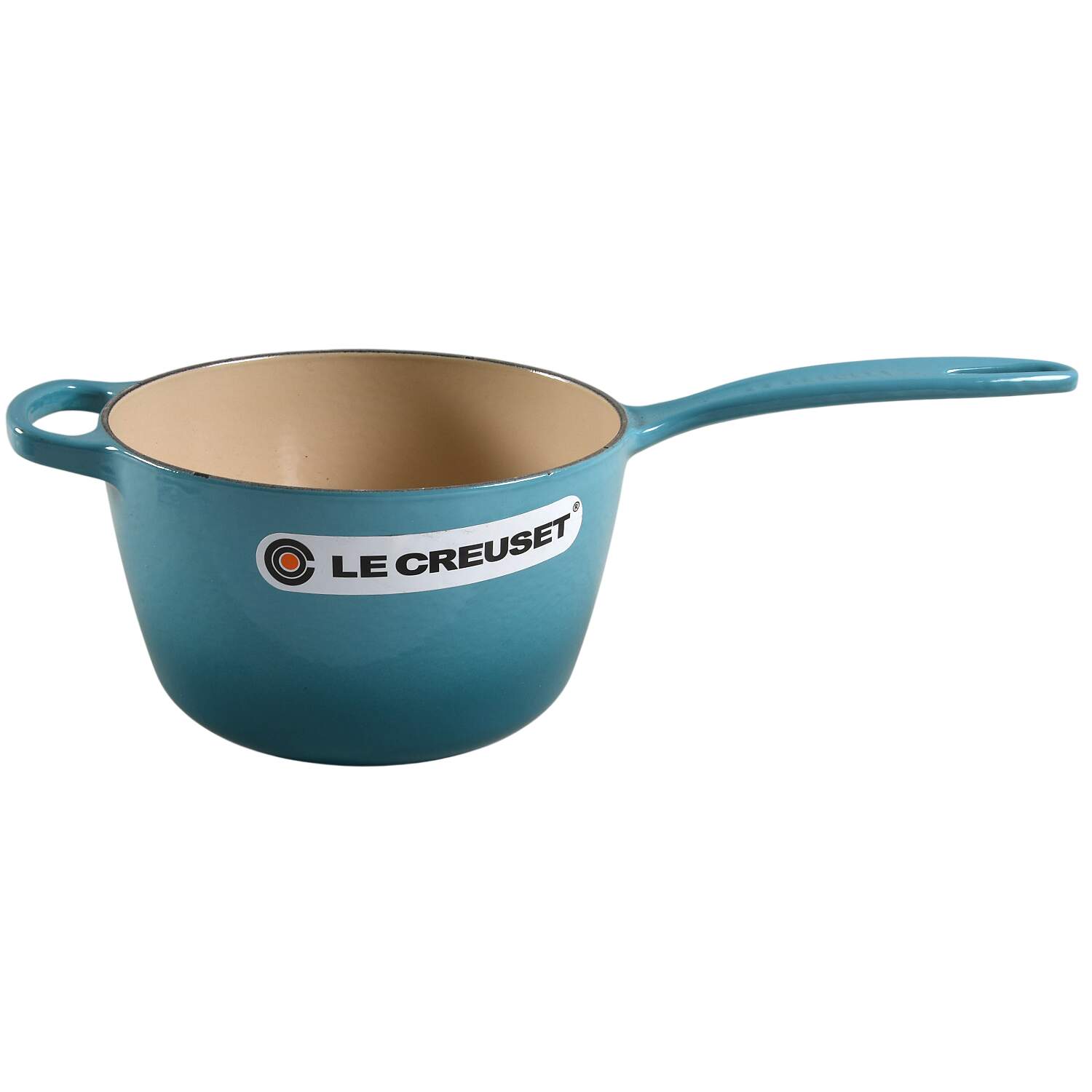 Caribbean Teal 2.25 Qt Cast Iron Saucepan No Lid by Le Creuset-1