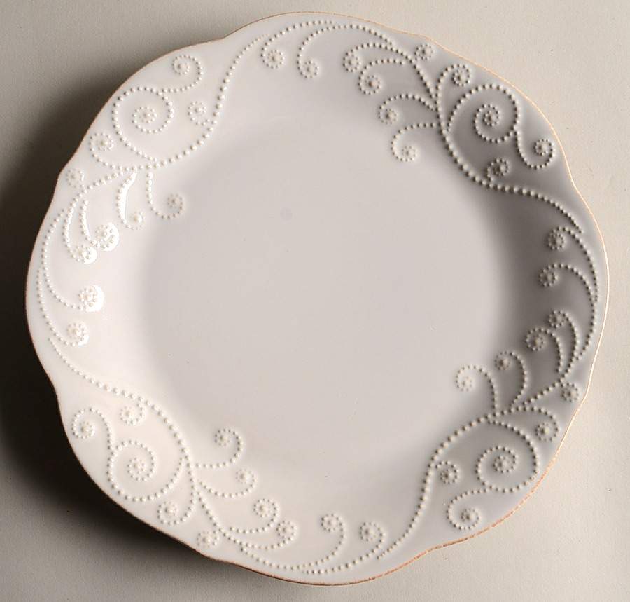 French Perle Cream Dinner Plate by Lenox-1