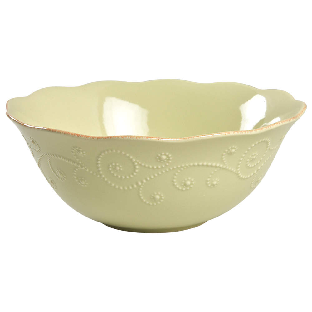 French Perle Pistachio 10" Round Serving Bowl by Lenox-1