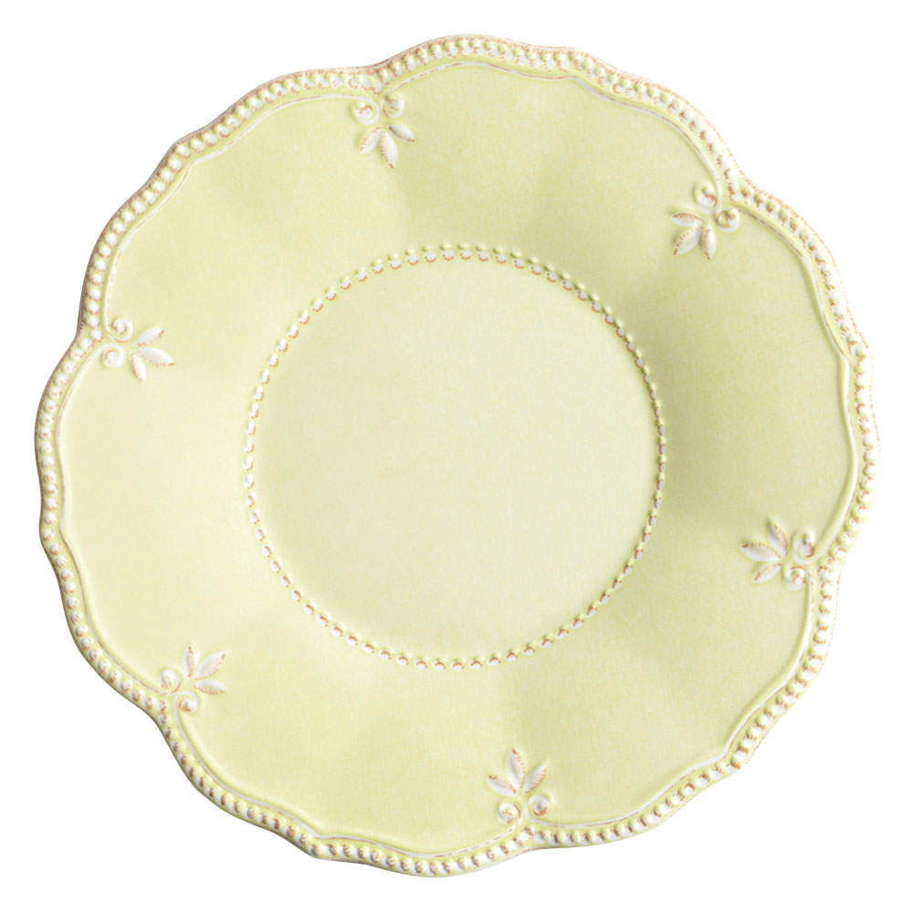 French Perle Pistachio Melamine Salad Plate by Lenox-1