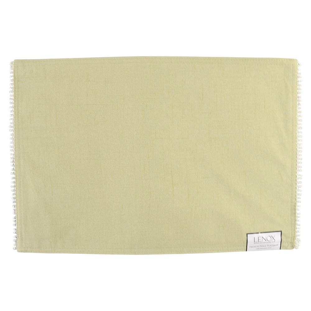 French Perle Pistachio Cloth Placemat by Lenox-1