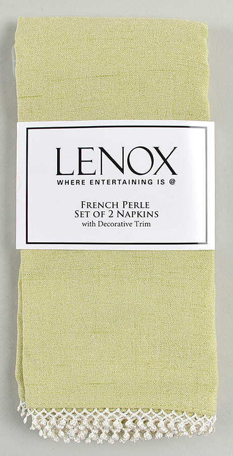 French Perle Pistachio Cloth Napkin - Set of 4 by Lenox-1