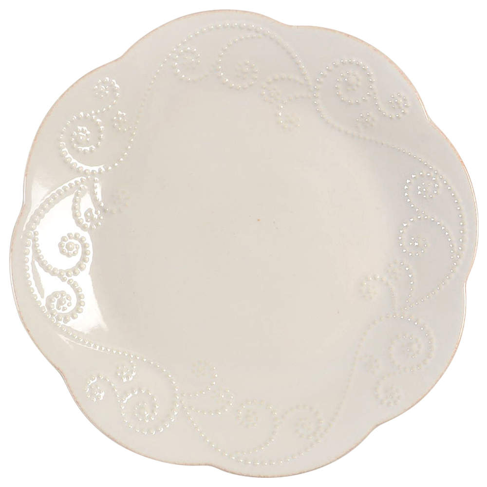 French Perle White Salad/Dessert Plate by Lenox-1
