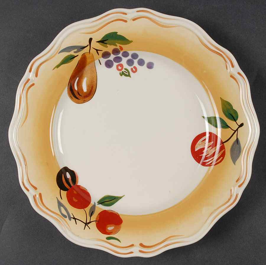 Napa Orchard Luncheon Plate by Longaberger-1