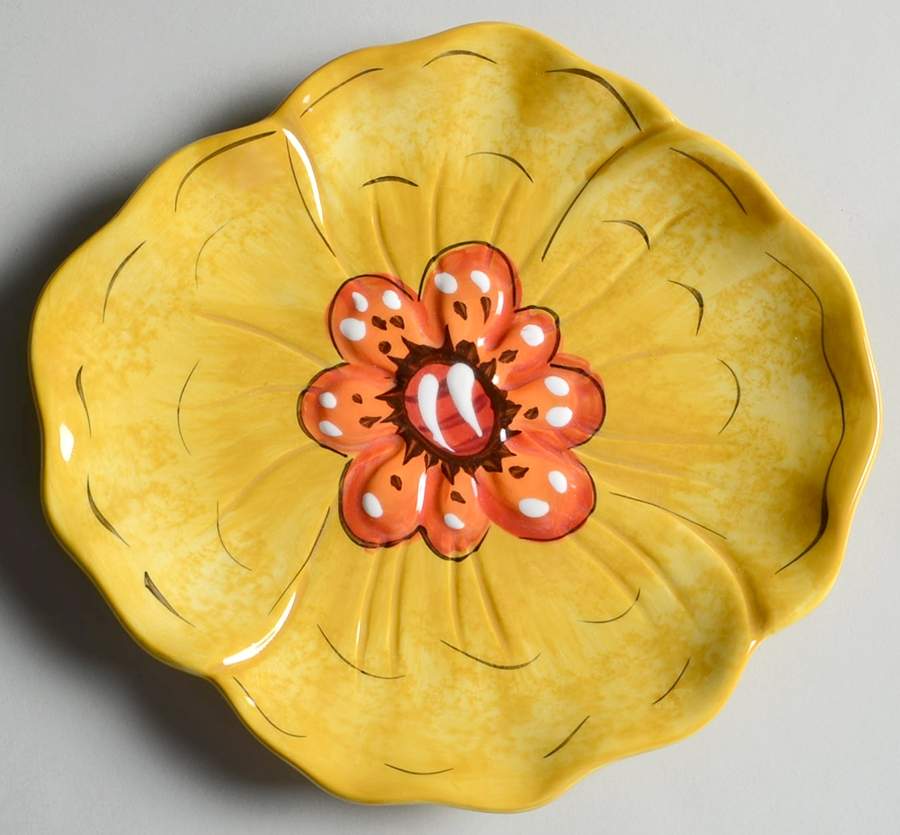 Samantha Figural Salad Plate by Laurie Gates-1