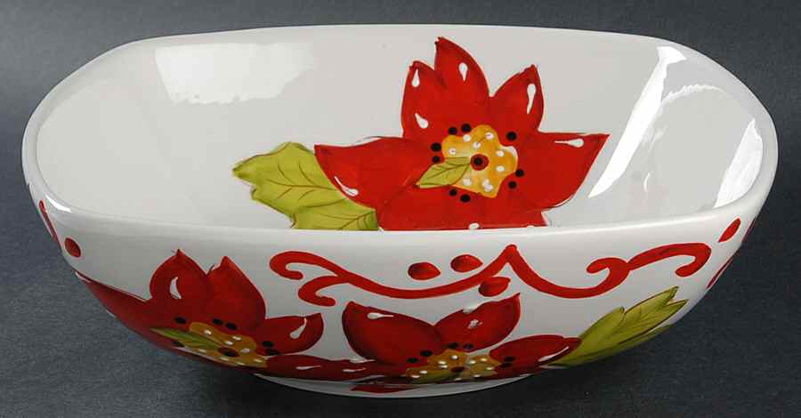 Holiday 10" Square Serving Bowl by Laurie Gates-1