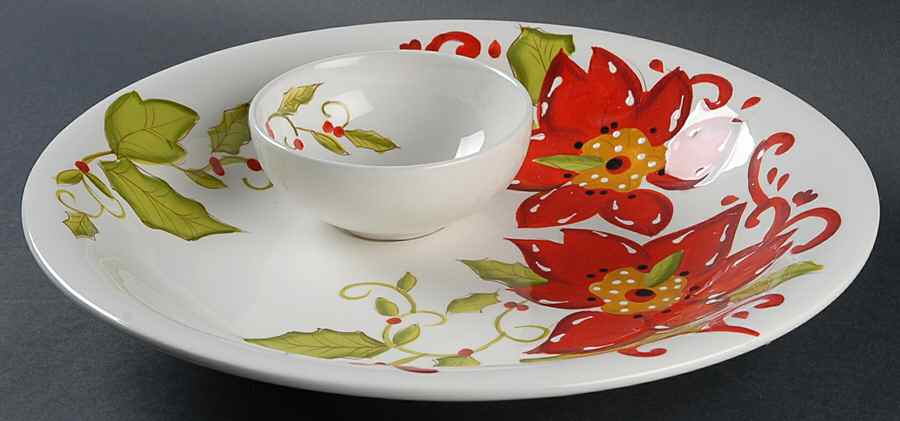 Holiday 1 Piece Chip & Dip by Laurie Gates-1