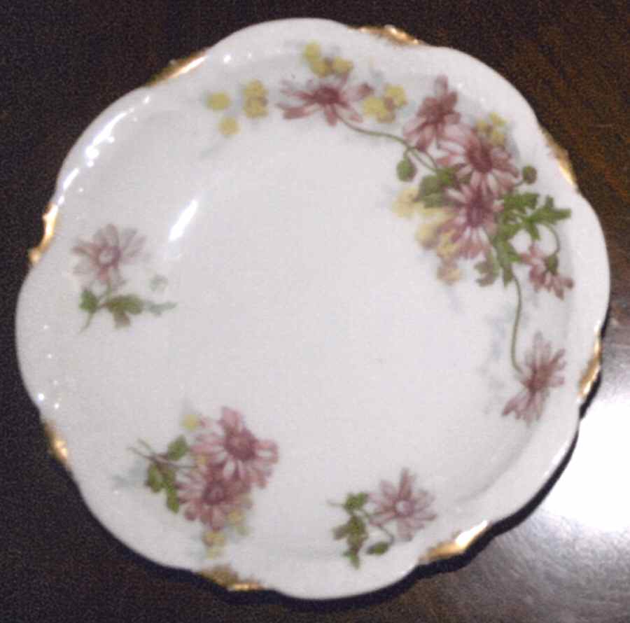 LEV6 Fruit/Dessert (Sauce) Bowl by Levy (Limoges)-1