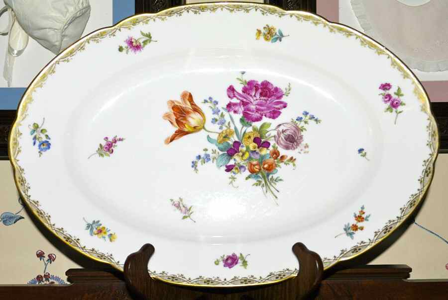 LMQ10 12" Oval Serving Platter by A Lamm China-1