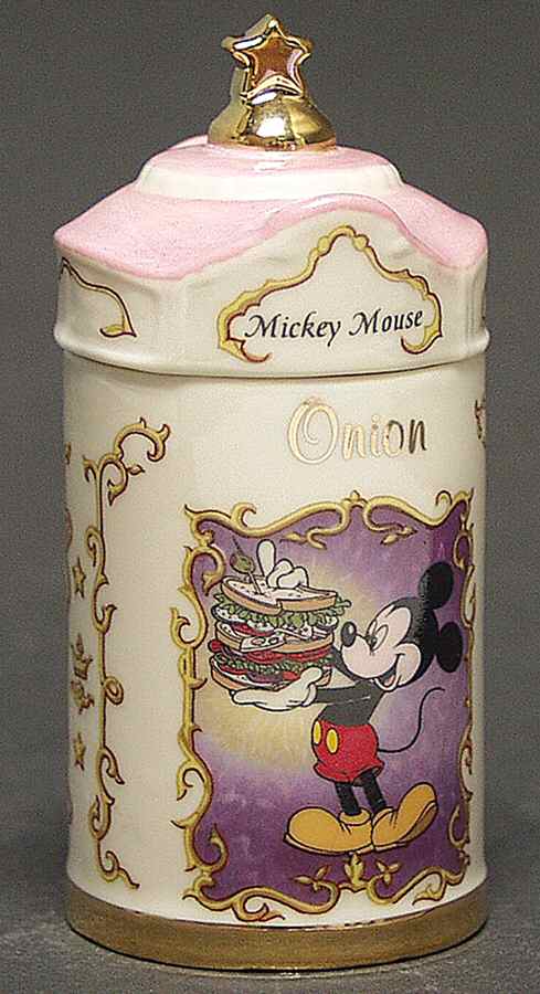 Walt Disney Spice Jar Collection Spice Jar Set Individual Jar & Lid by Lenox-1
