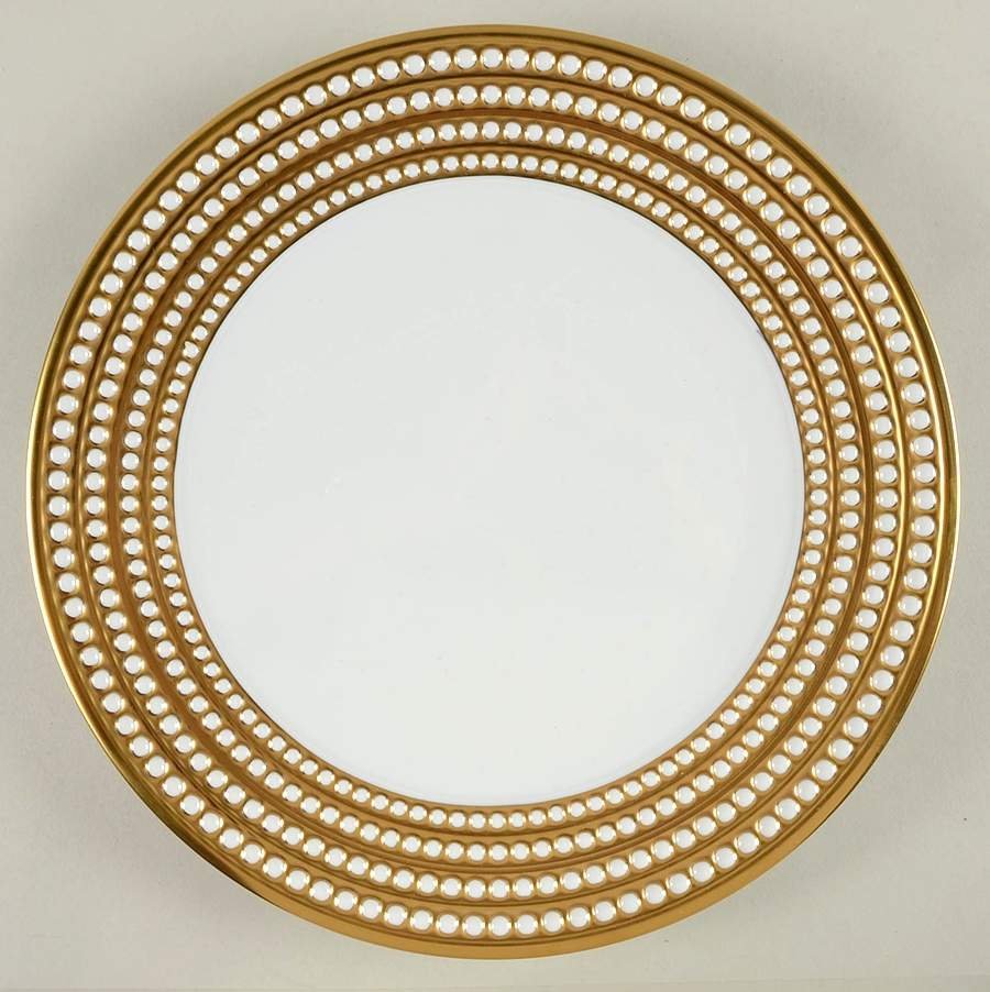 Perlee Gold Service Plate (Charger) by L'Objet-1