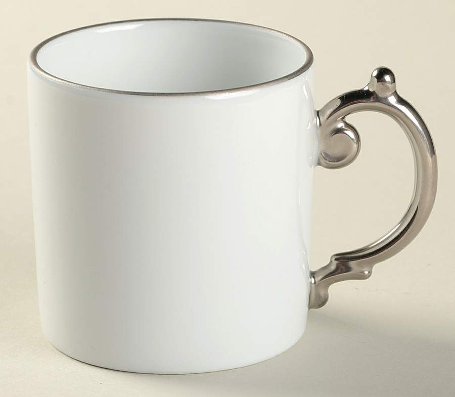 Perlee Platinum Espresso Cup by L'Objet-1