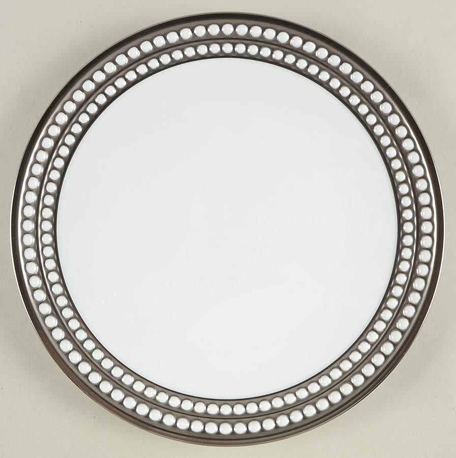 Perlee Platinum Dinner Plate by L'Objet-1