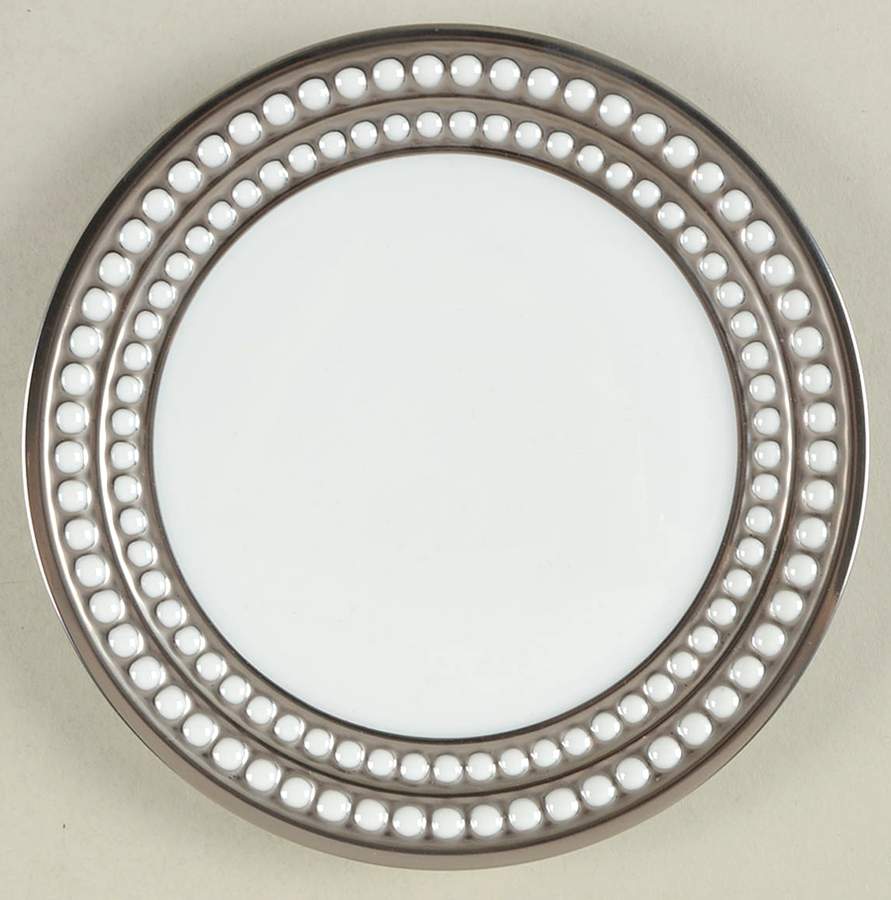 Perlee Platinum Bread & Butter Plate by L'Objet-1