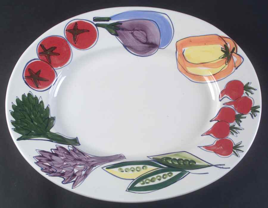 LCV5 19" Oval Serving Platter by La Ceramica VBC-1