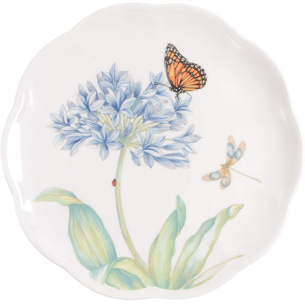 Butterfly Meadow Blue Accent Luncheon Plate by Lenox-1