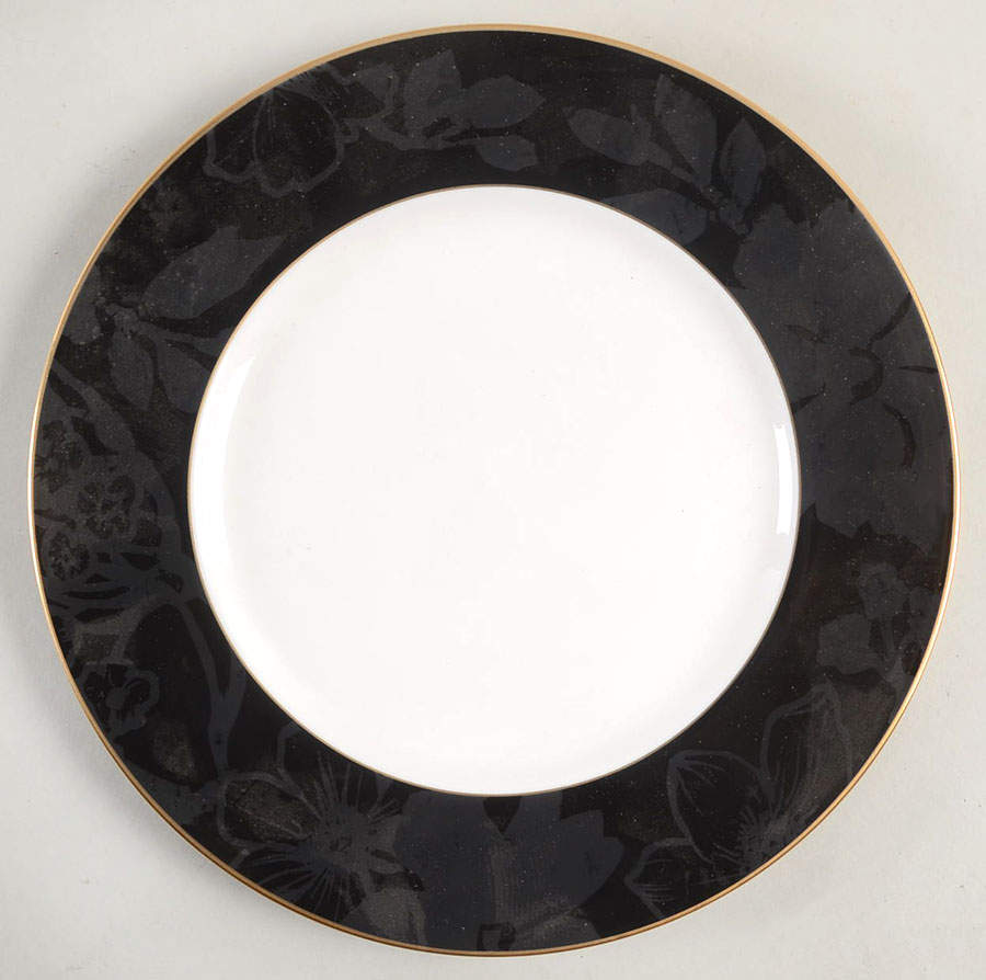 Minstrel Gold Accent Luncheon Plate by Lenox-1