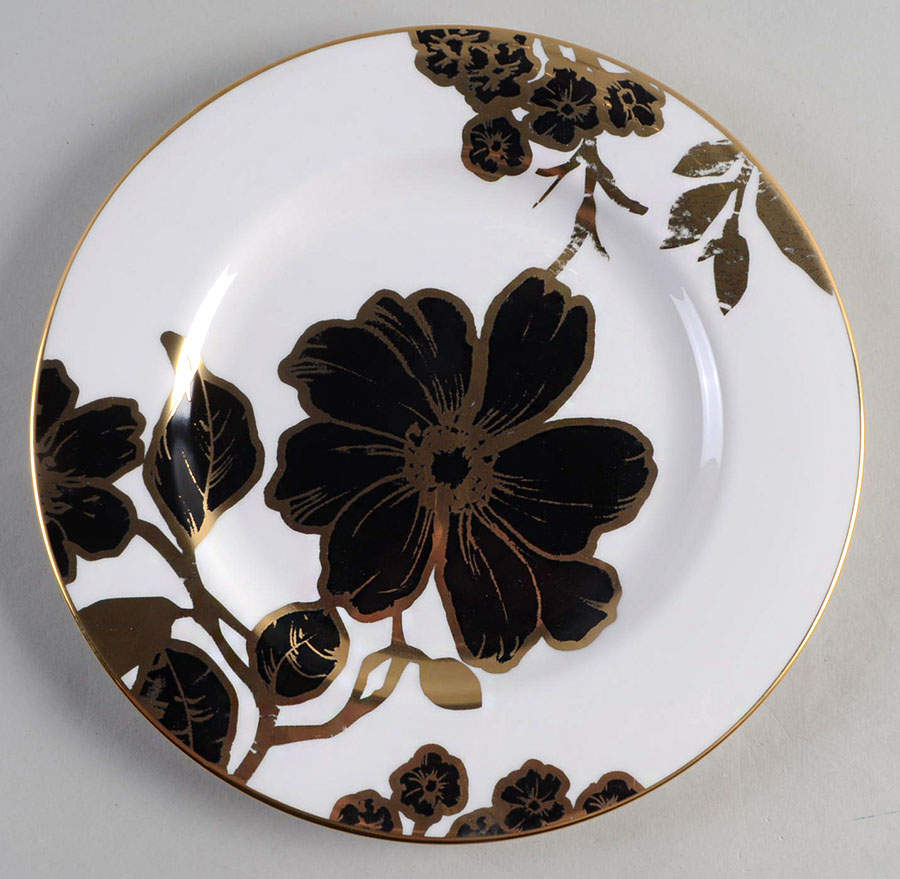 Minstrel Gold Salad Plate by Lenox-1