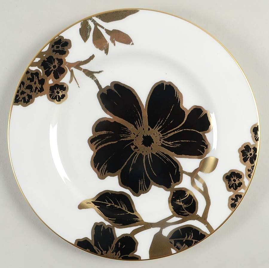 Minstrel Gold Salad Plate by Lenox-1