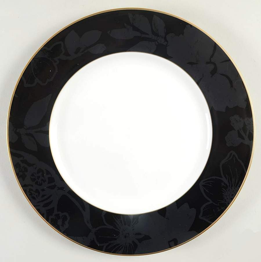 Minstrel Gold Accent Luncheon Plate by Lenox-1
