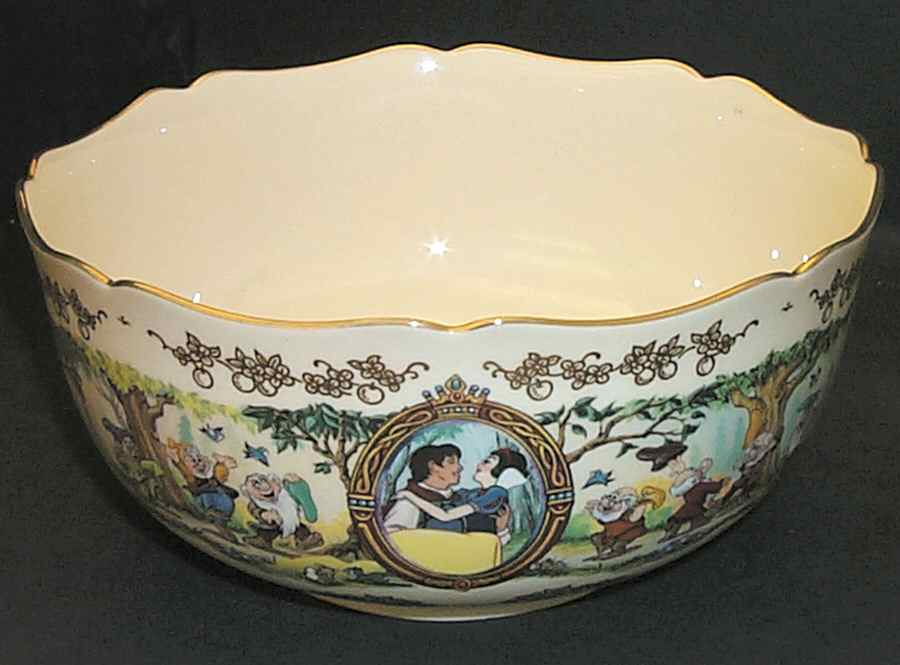 Snow White 8" Bowl with Anniversary Backstamp by Lenox-1