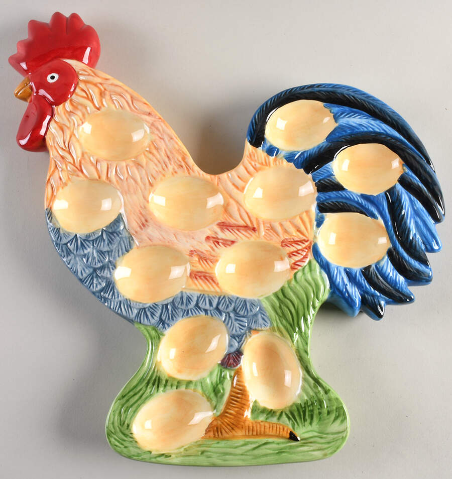 LGM1 Figural Deviled Egg Plate by Le Gourmet Chef-1