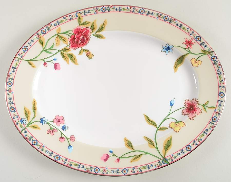 Bouvier 13" Oval Serving Platter by Lenox-1