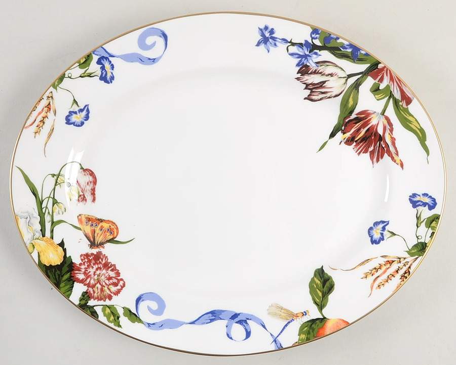 Stravagante 13" Oval Serving Platter by Lenox-1