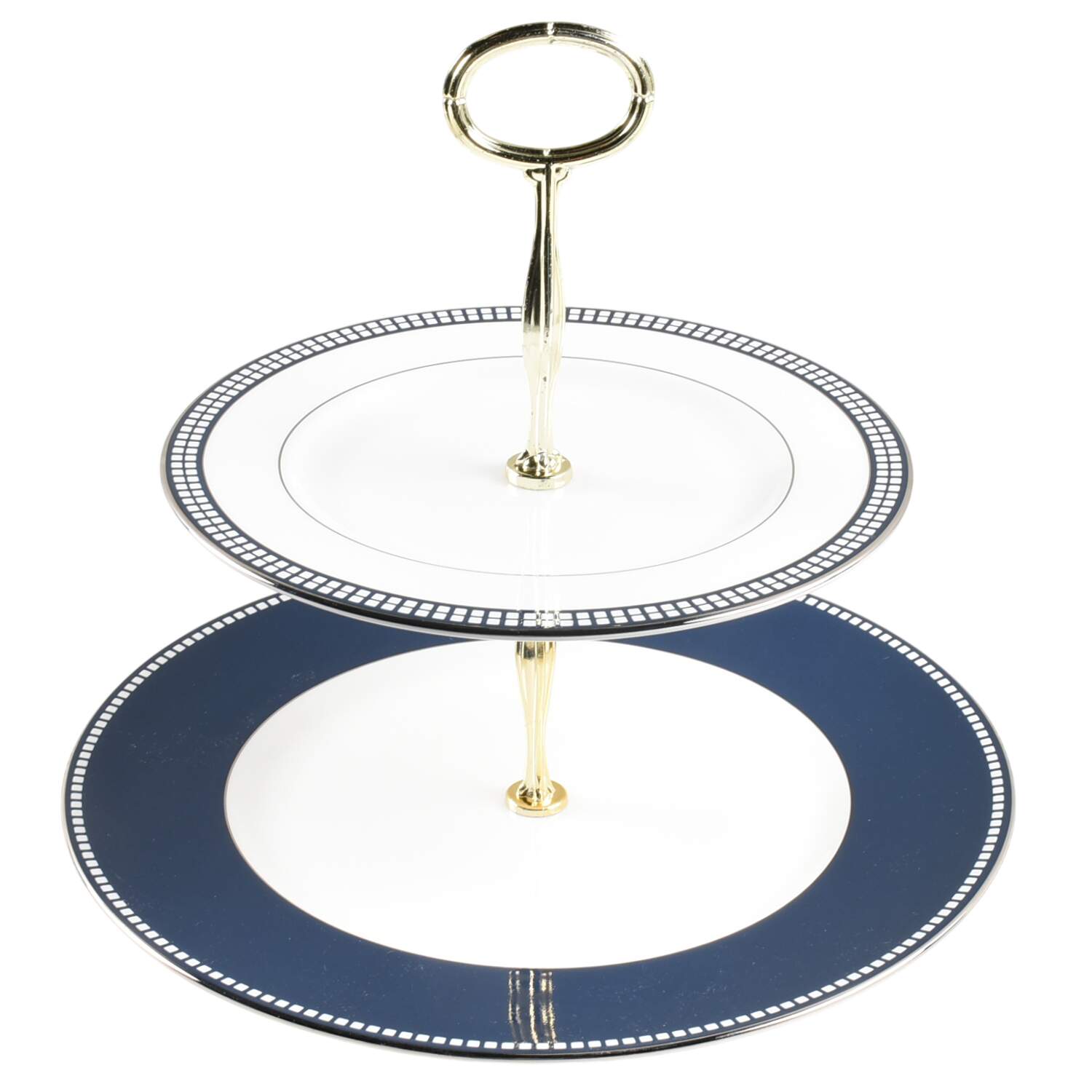 Escapade 6 5/8"-10"  2 Tiered Serving Tray (Dp, Sp) HC by Lenox-1