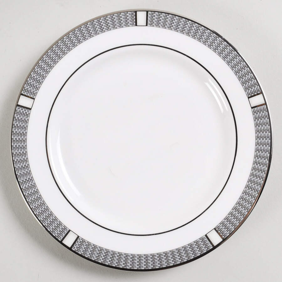 Silver Sophisticate Bread & Butter Plate by Lenox-1