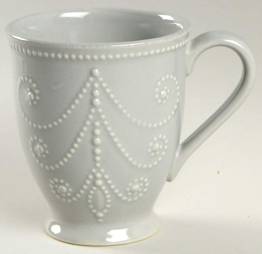 French Perle Grey Mug by Lenox-1