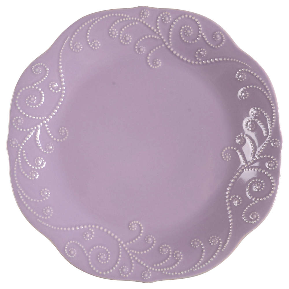 French Perle Violet Dinner Plate by Lenox-1