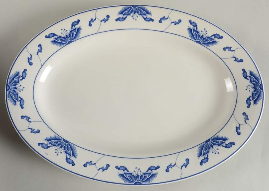LJ1 14" Oval Serving Platter by Lijing China-1