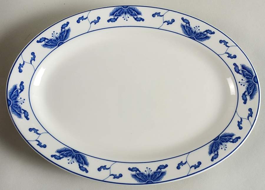 LJ1 10" Oval Serving Platter by Lijing China-1