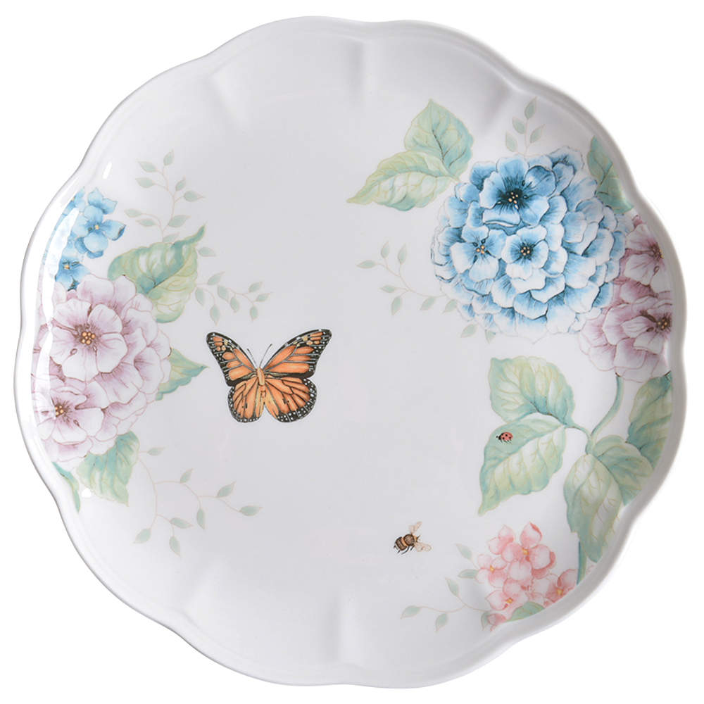 Butterfly Meadow Hydrangea Dinner Plate by Lenox-1